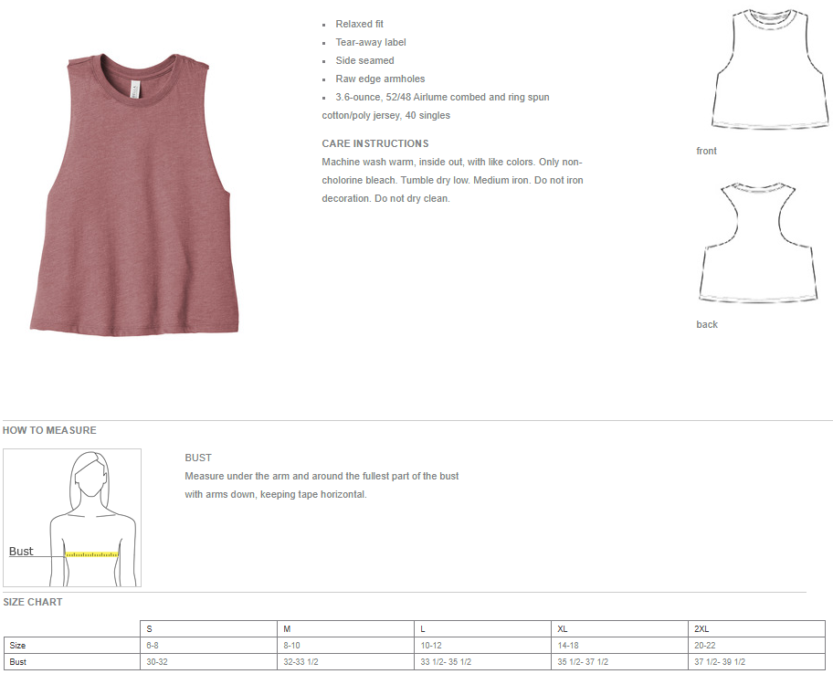 Goddess Within Cropped Racerback Tank