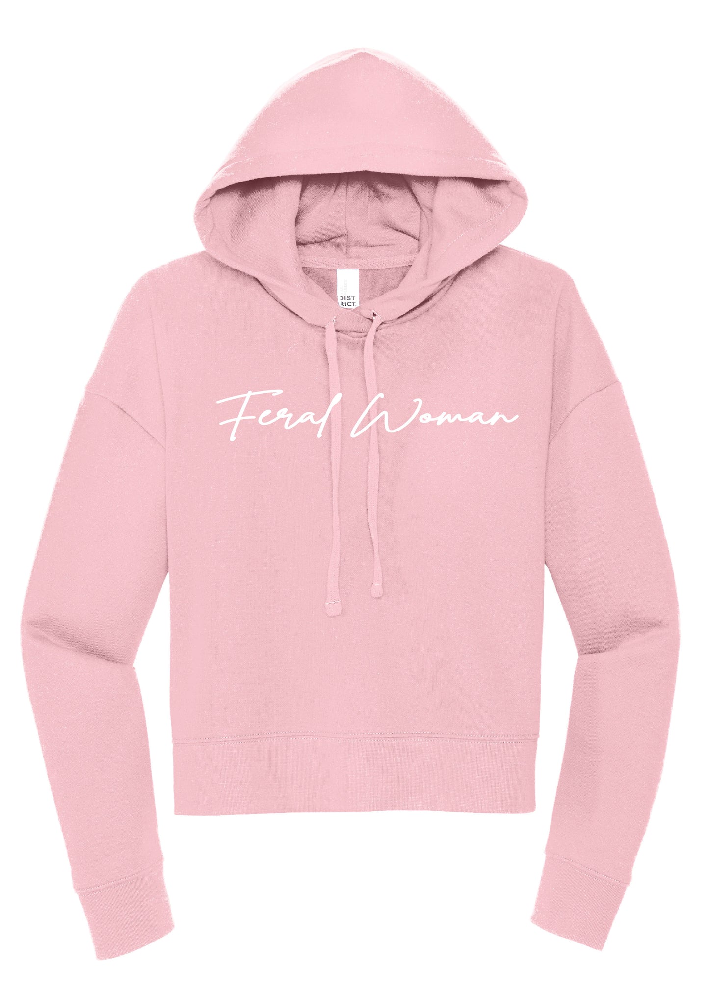 Feral Woman Cropped Hoodie
