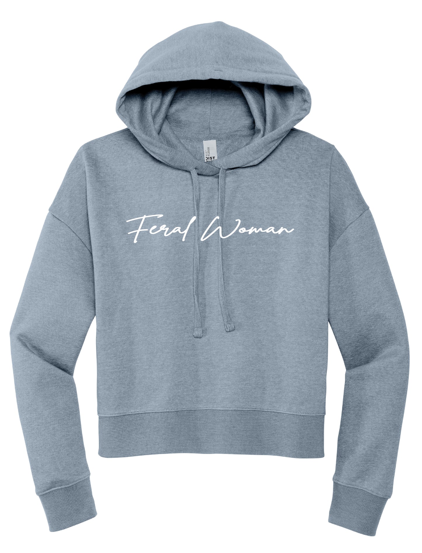 Feral Woman Cropped Hoodie