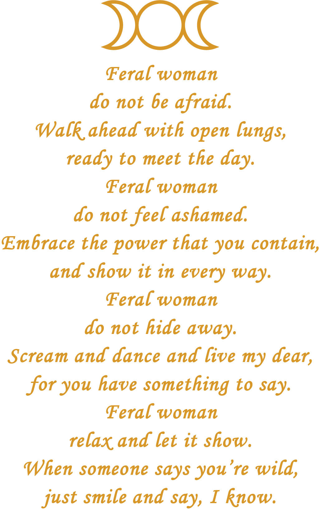 Feral Woman Pocket Pullover