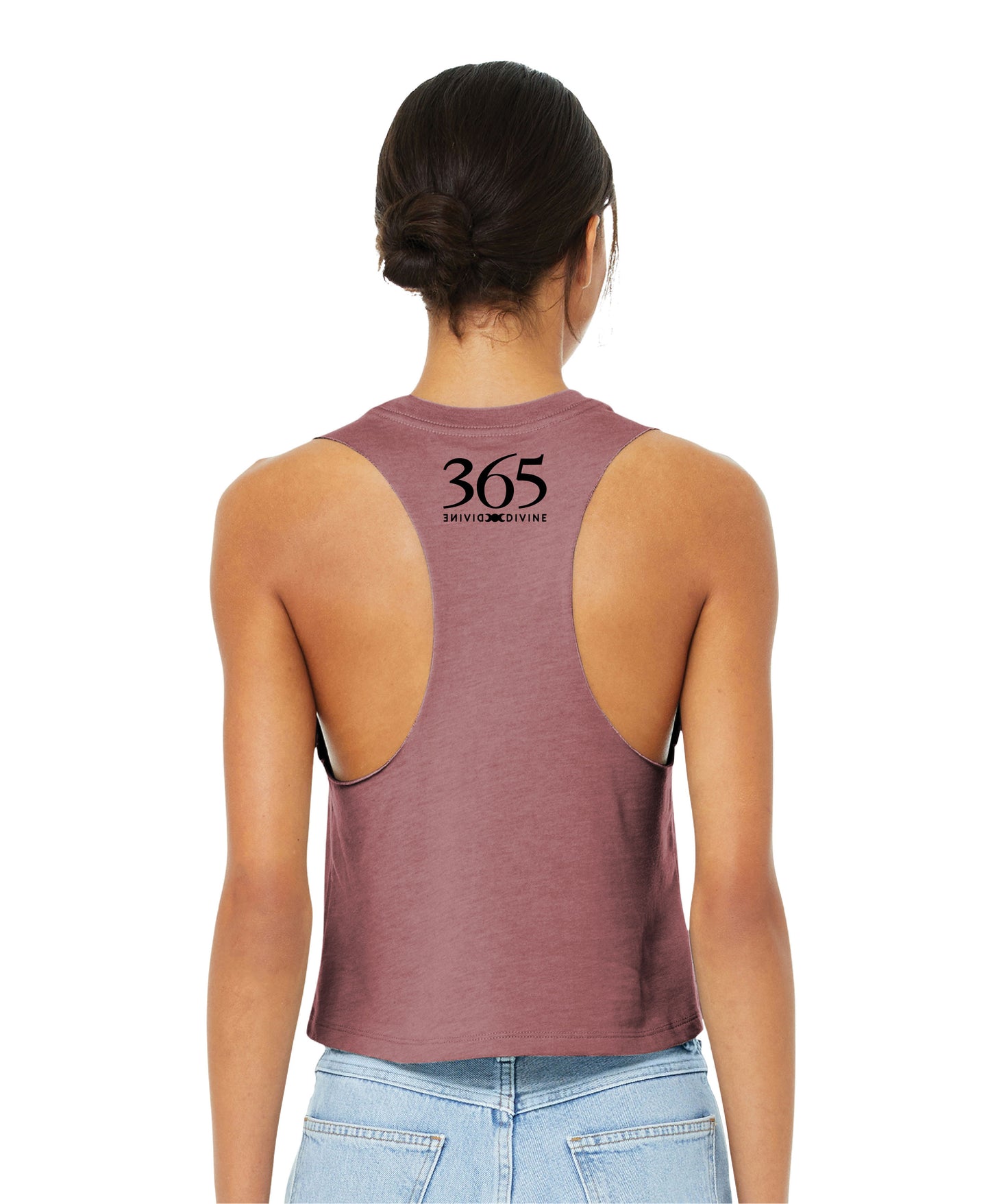 Goddess Within Cropped Racerback Tank